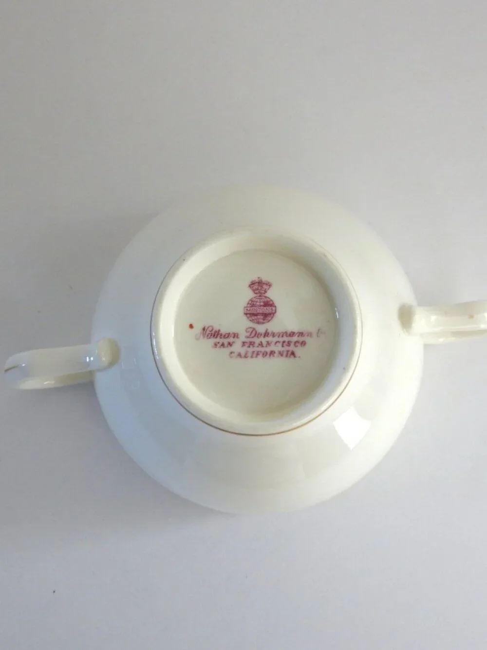 Antique Mintons Double Handed Bouillon Cup Nathan Dohrmann
